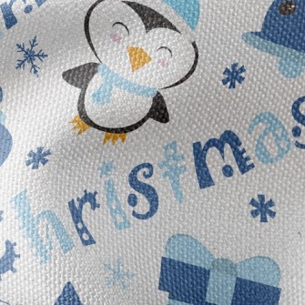 Christmas Ornaments With Pengu Waterproof Canvas