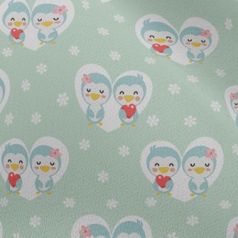 Penguin Couple Chiffon