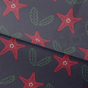 Red Starfish Waterproof Oxford