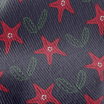 Red Starfish Standard Corduroy