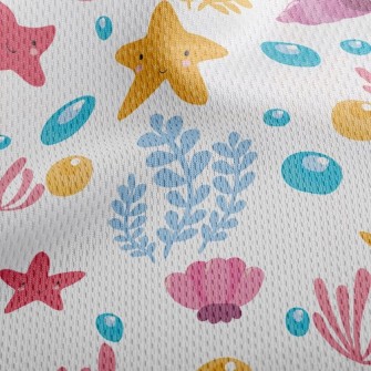 Starfish Bubble Seaweed Athletic Mesh Flat Back