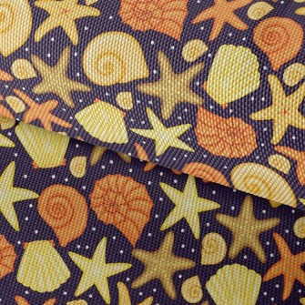 Big And Small Shells Waterproof Oxford