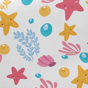 Starfish Bubble Seaweed Twill