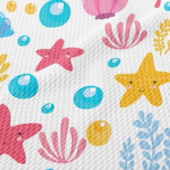 Starfish Bubble Seaweed Birdseye Piqué