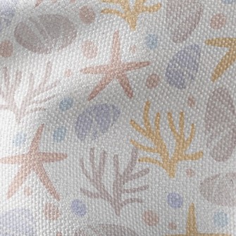 Starfish And Coral Waterproof Canvas