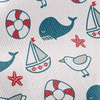 Nautical Supplies And Whales Standard Corduroy