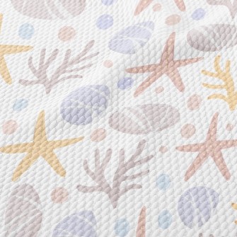 Starfish And Coral Birdseye Piqué