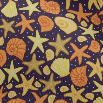 Big And Small Shells Chiffon