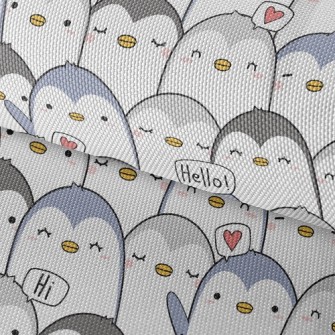 Cute Penguin Waterproof Oxford