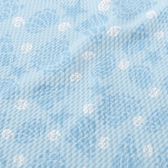 Blue Shell Birdseye Piqué
