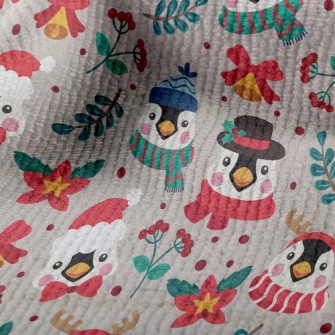 Christmas Dressed Penguin Terry