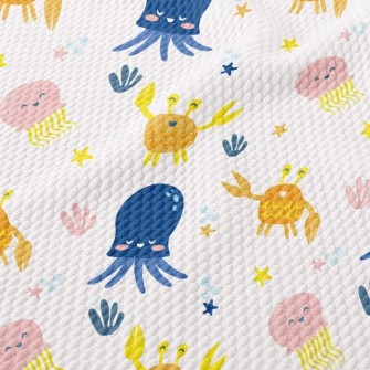 Dancing Crab Squid Birdseye Piqué