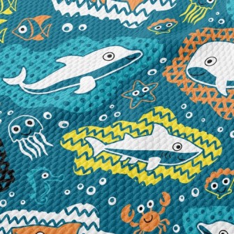 Whale Shark Birdseye Piqué