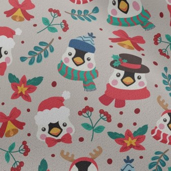 Christmas Dressed Penguin Chiffon