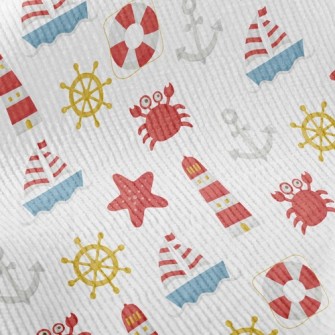 Boat Lighthouse Crab Standard Corduroy