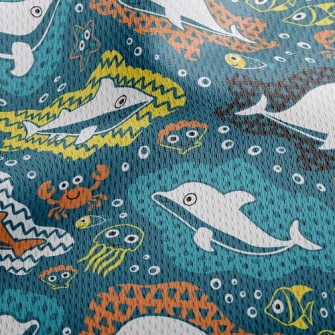 Whale Shark Athletic Mesh Flat Back