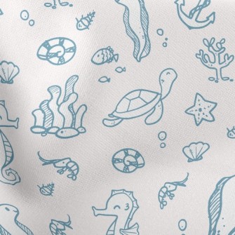 Marine Life And Seaweed Stretch Ponte