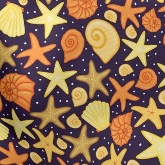 Big And Small Shells Stretch Ponte