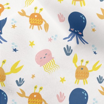 Dancing Crab Squid Micro Fleece