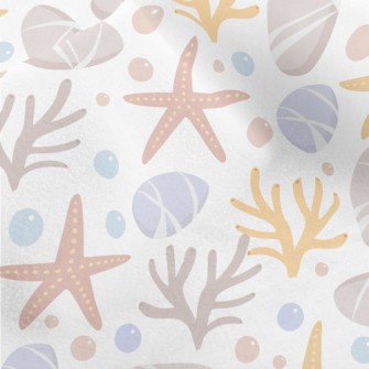 Starfish And Coral Micro Fleece