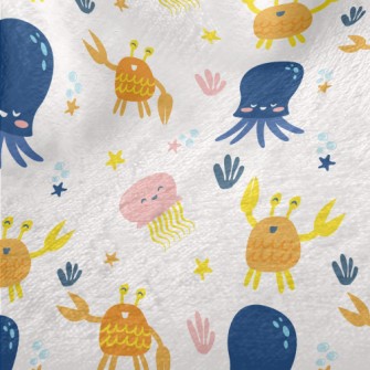 Dancing Crab Squid Minky