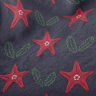 Red Starfish Minky