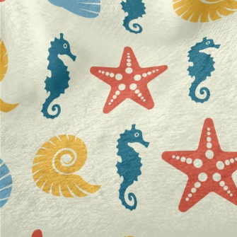 Beautiful Starfish Shell Minky