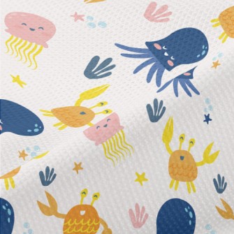 Dancing Crab Squid Piqué