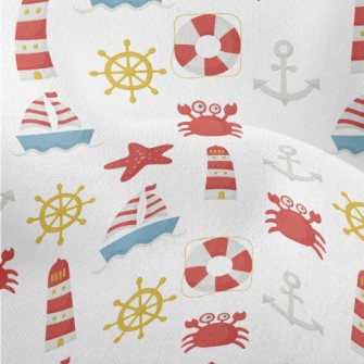 Boat Lighthouse Crab Lightweight Performance Linen