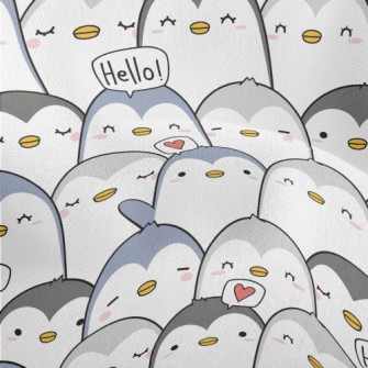 Cute Penguin Lightweight Performance Linen