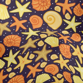 Big And Small Shells Lightweight Performance Linen