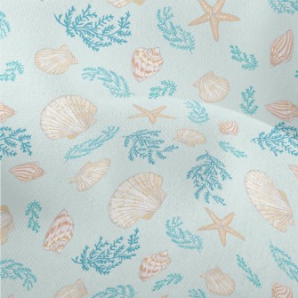 Scallops And Seaweed Lightweight Performance Linen