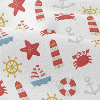 Boat Lighthouse Crab Modern Jersey