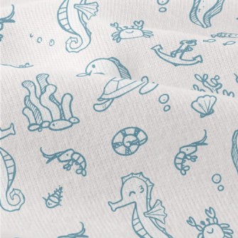 Marine Life And Seaweed Modern Jersey