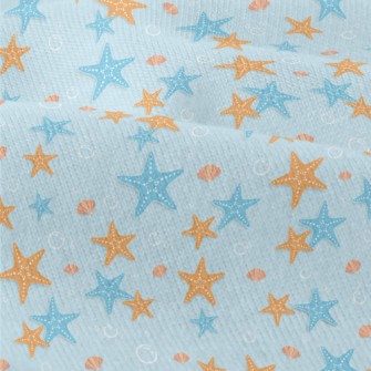 Blue Orange Starfish Modern Jersey