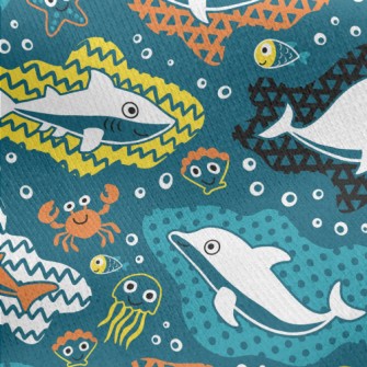 Whale Shark Jersey Backed Fleece