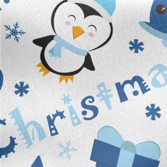 Christmas Ornaments With Pengu Jersey Backed Fleece