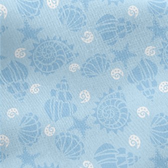 Blue Shell Jersey Backed Fleece