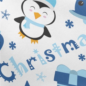 Christmas Ornaments With Pengu Pongee
