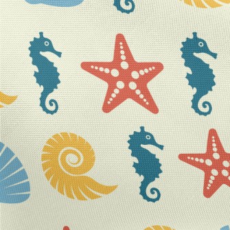 Beautiful Starfish Shell Pongee