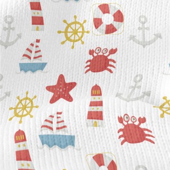 Boat Lighthouse Crab Stretch Jersey