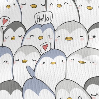 Cute Penguin Stretch Jersey