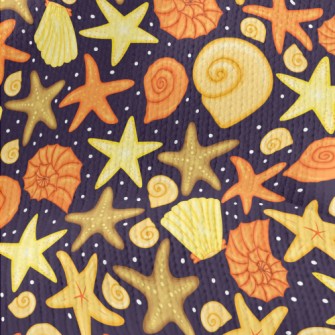 Big And Small Shells Stretch Jersey