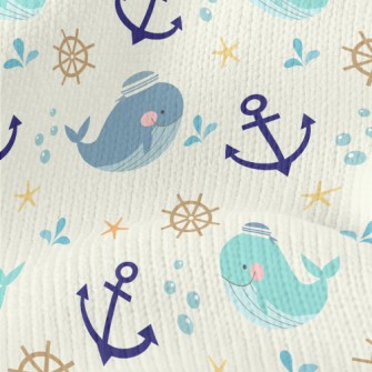 Sailor Whale Stretch Jersey