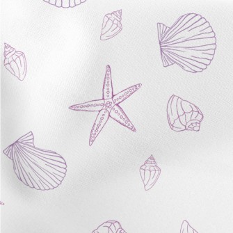 Purple Shell Lightweight Cotton Poplin