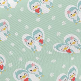 Penguin Couple Midweight Cotton Poplin