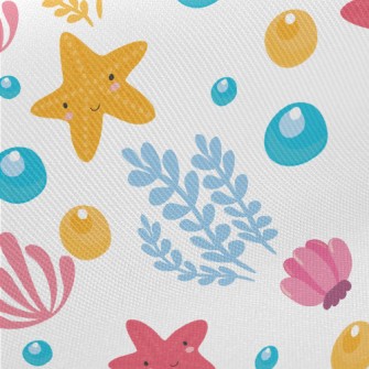 Starfish Bubble Seaweed Midweight Cotton Poplin