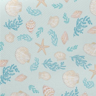 Scallops And Seaweed Midweight Cotton Poplin