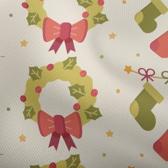 Christmas Decoration Wreath Dobby