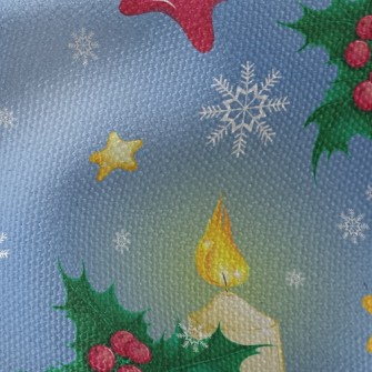 Christmas Star Candlelight Waterproof Canvas